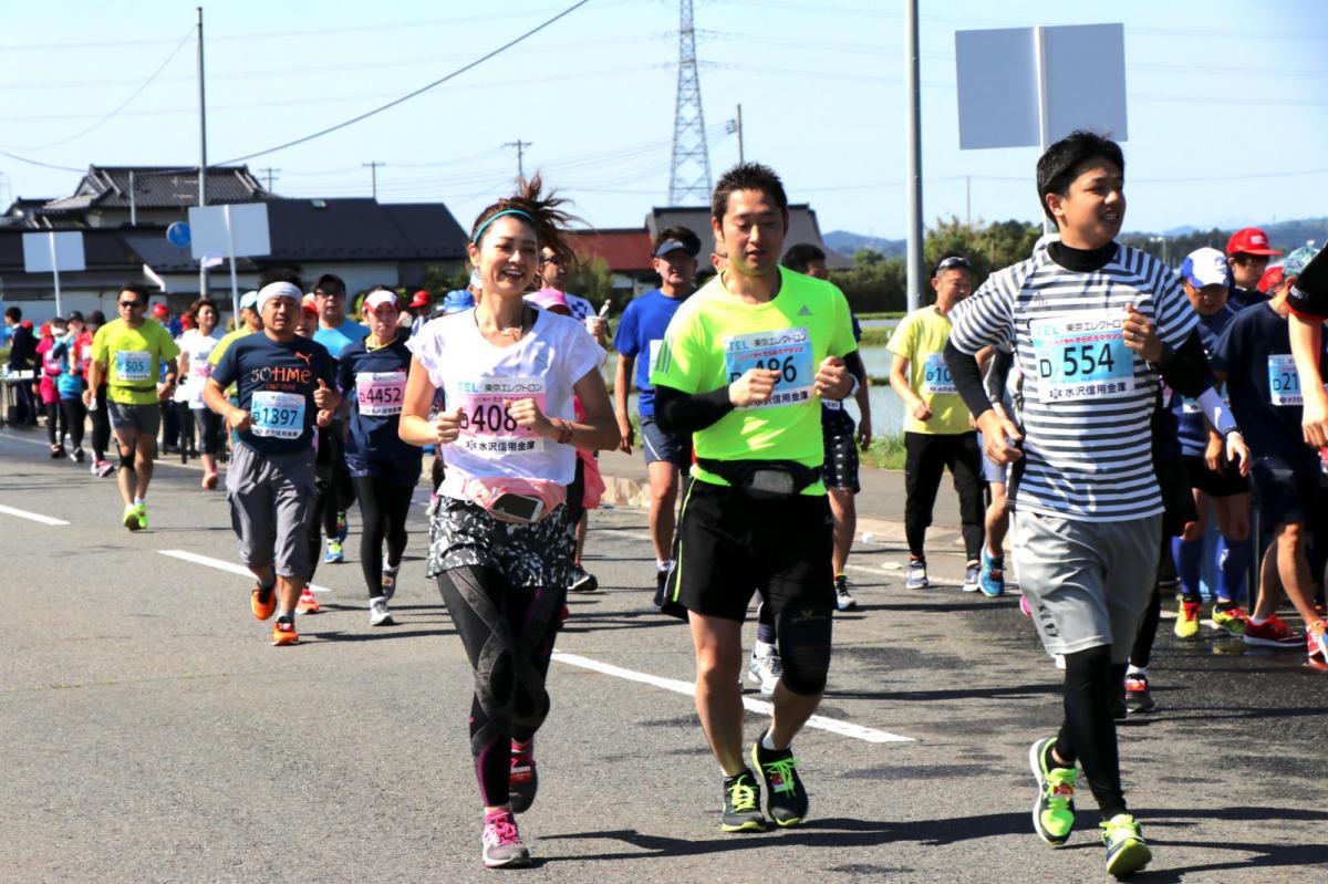 いわて奥州きらめきマラソン2018 フルマラソン5・37.5km給水/10km折り返し 2018/05/20