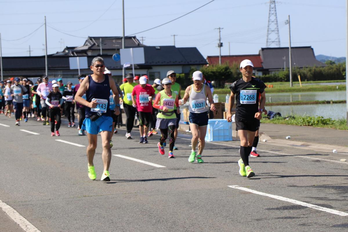いわて奥州きらめきマラソン2018 フルマラソン5・37.5km給水/10km折り返し 2018/05/20