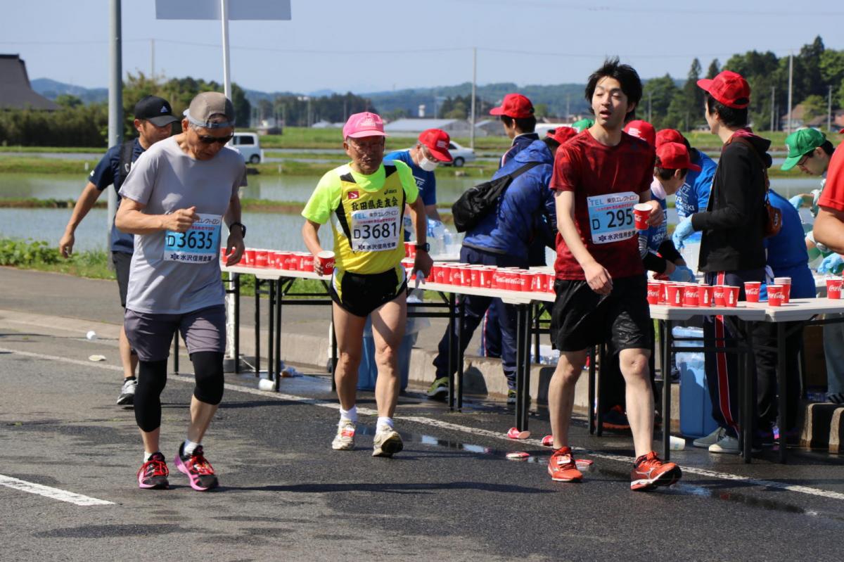 いわて奥州きらめきマラソン2018 フルマラソン5・37.5km給水/10km折り返し 2018/05/20