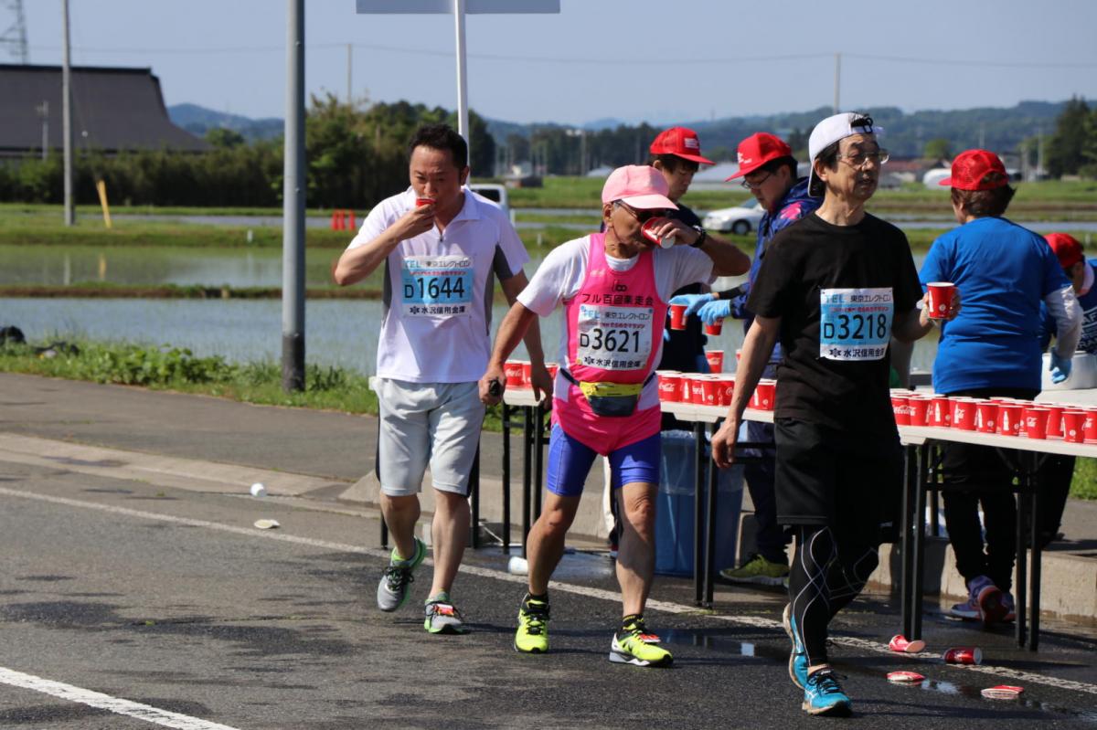 いわて奥州きらめきマラソン2018 フルマラソン5・37.5km給水/10km折り返し 2018/05/20