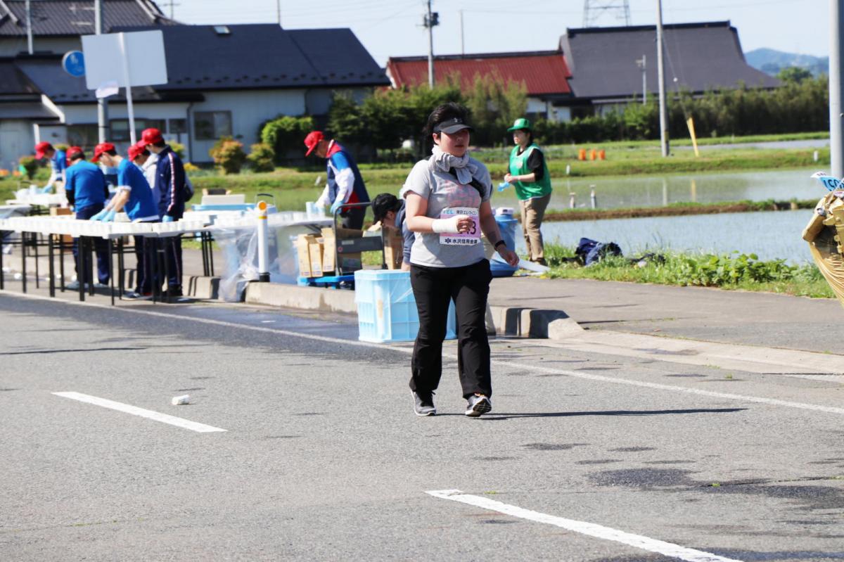 いわて奥州きらめきマラソン2018 フルマラソン5・37.5km給水/10km折り返し 2018/05/20