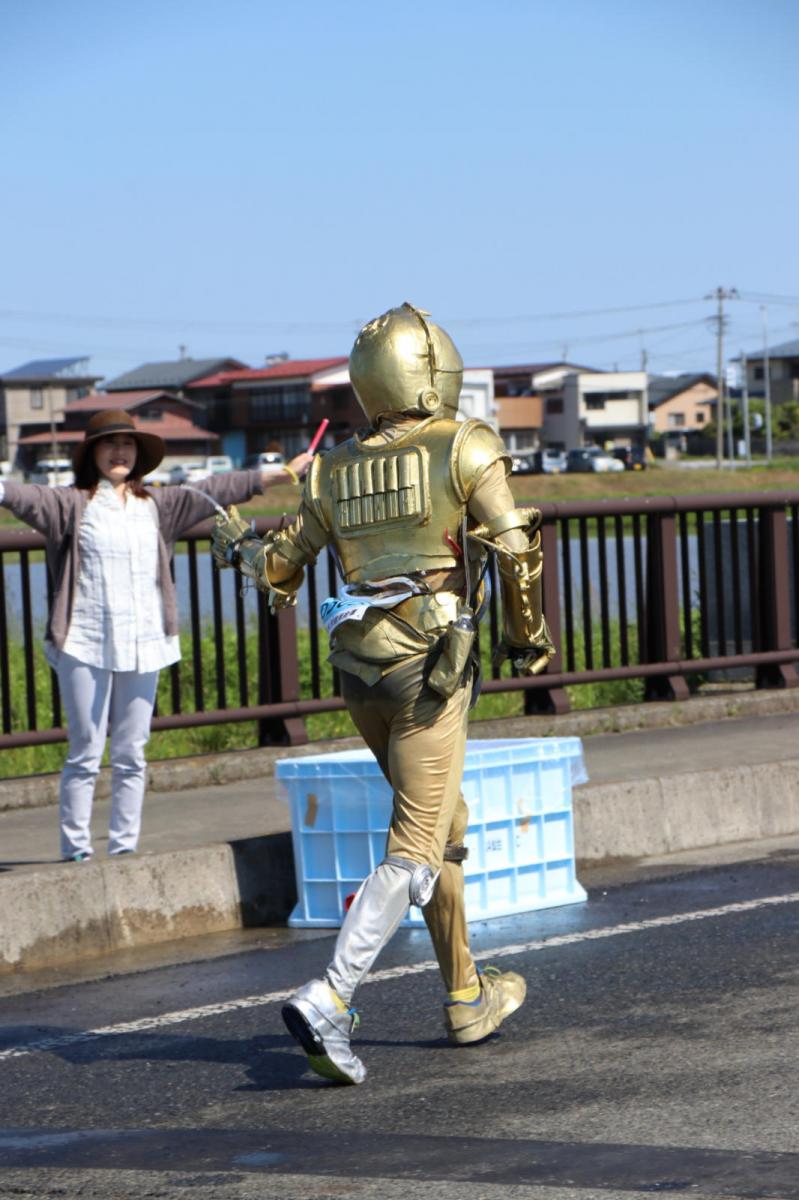 いわて奥州きらめきマラソン2018 フルマラソン5・37.5km給水/10km折り返し 2018/05/20