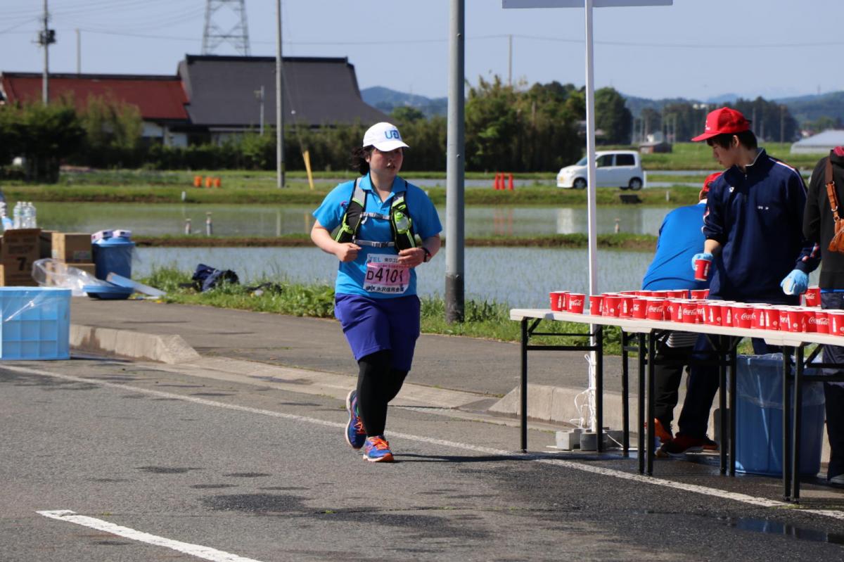 いわて奥州きらめきマラソン2018 フルマラソン5・37.5km給水/10km折り返し 2018/05/20
