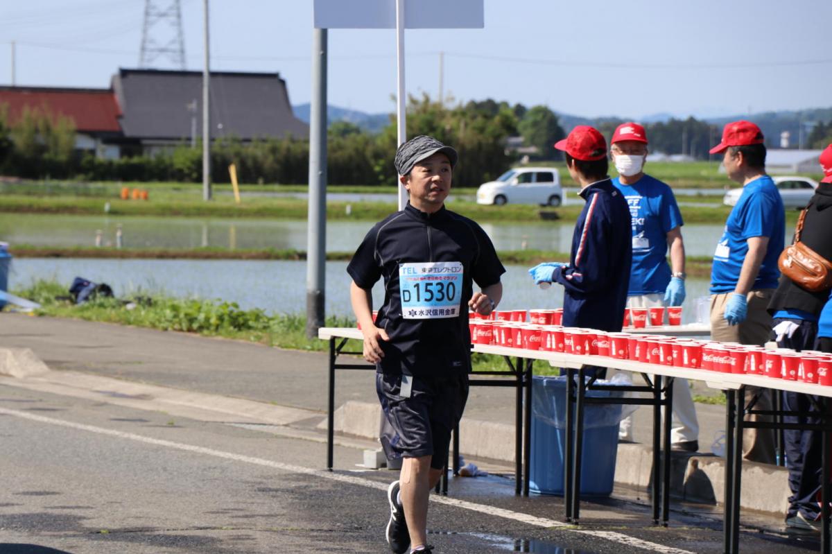 いわて奥州きらめきマラソン2018 フルマラソン5・37.5km給水/10km折り返し 2018/05/20