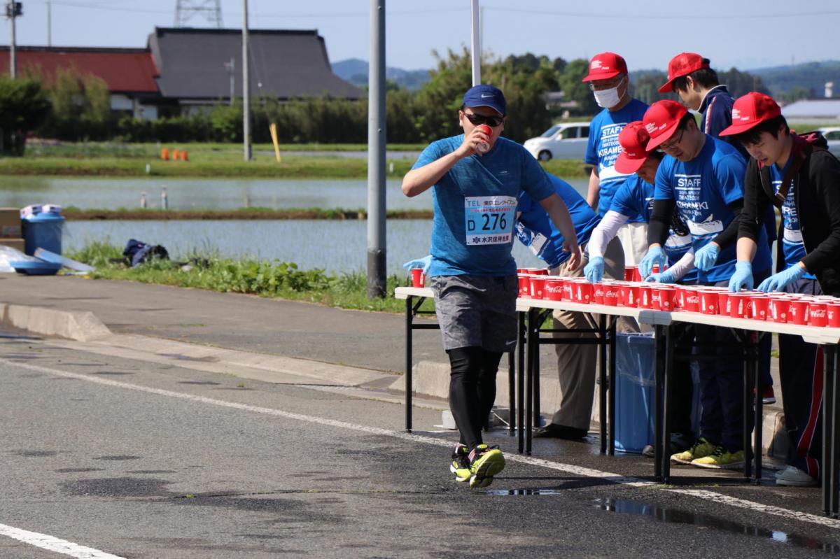 いわて奥州きらめきマラソン2018 フルマラソン5・37.5km給水/10km折り返し 2018/05/20