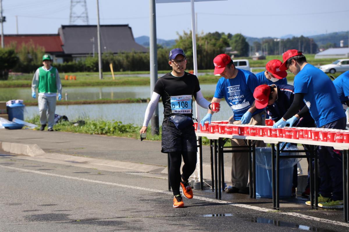 いわて奥州きらめきマラソン2018 フルマラソン5・37.5km給水/10km折り返し 2018/05/20