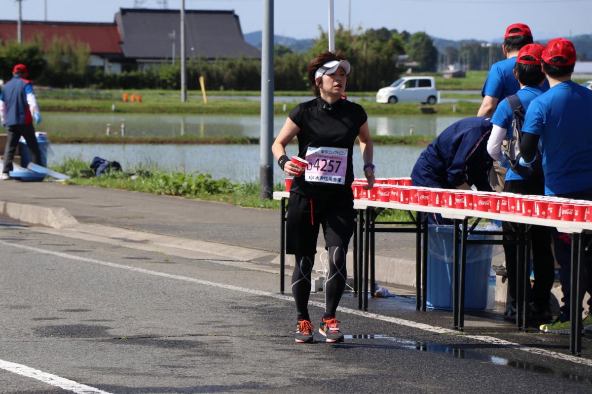 いわて奥州きらめきマラソン2018 フルマラソン5・37.5km給水/10km折り返し 2018/05/20