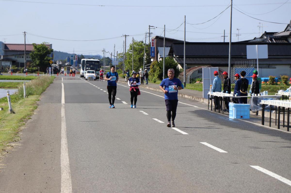 いわて奥州きらめきマラソン2018 フルマラソン5・37.5km給水/10km折り返し 2018/05/20