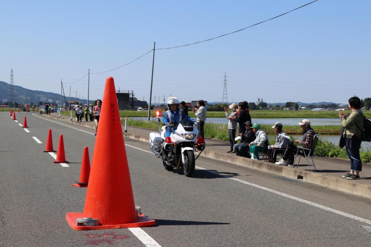 いわて奥州きらめきマラソン2018 フルマラソン5・37.5km給水/10km折り返し 2018/05/20