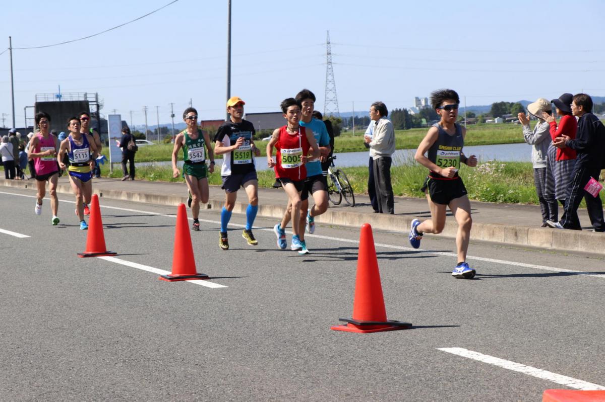 いわて奥州きらめきマラソン2018 フルマラソン5・37.5km給水/10km折り返し 2018/05/20