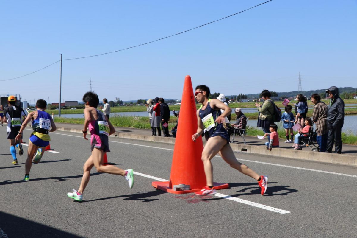 いわて奥州きらめきマラソン2018 フルマラソン5・37.5km給水/10km折り返し 2018/05/20