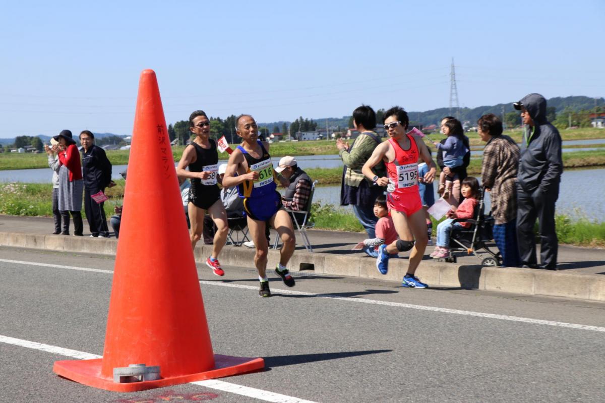 いわて奥州きらめきマラソン2018 フルマラソン5・37.5km給水/10km折り返し 2018/05/20