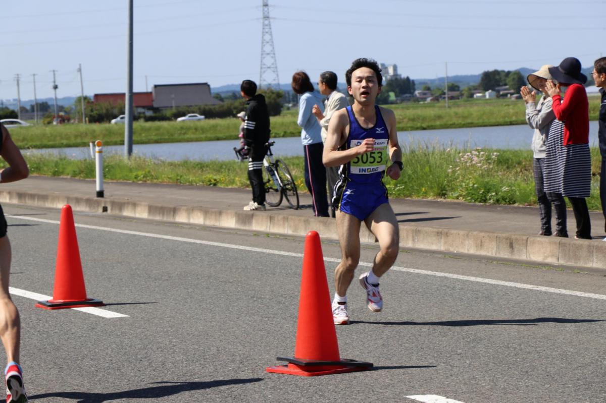 いわて奥州きらめきマラソン2018 フルマラソン5・37.5km給水/10km折り返し 2018/05/20