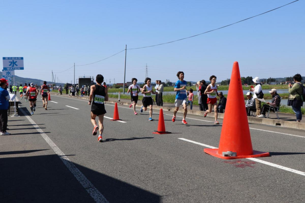 いわて奥州きらめきマラソン2018 フルマラソン5・37.5km給水/10km折り返し 2018/05/20