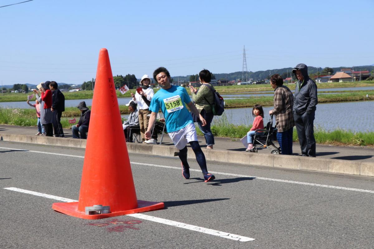 いわて奥州きらめきマラソン2018 フルマラソン5・37.5km給水/10km折り返し 2018/05/20