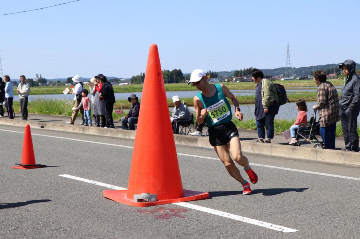 いわて奥州きらめきマラソン2018 フルマラソン5・37.5km給水/10km折り返し 2018/05/20