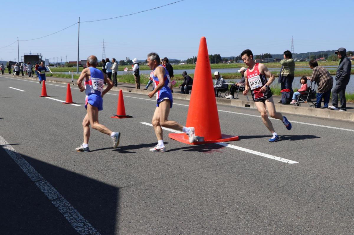 いわて奥州きらめきマラソン2018 フルマラソン5・37.5km給水/10km折り返し 2018/05/20