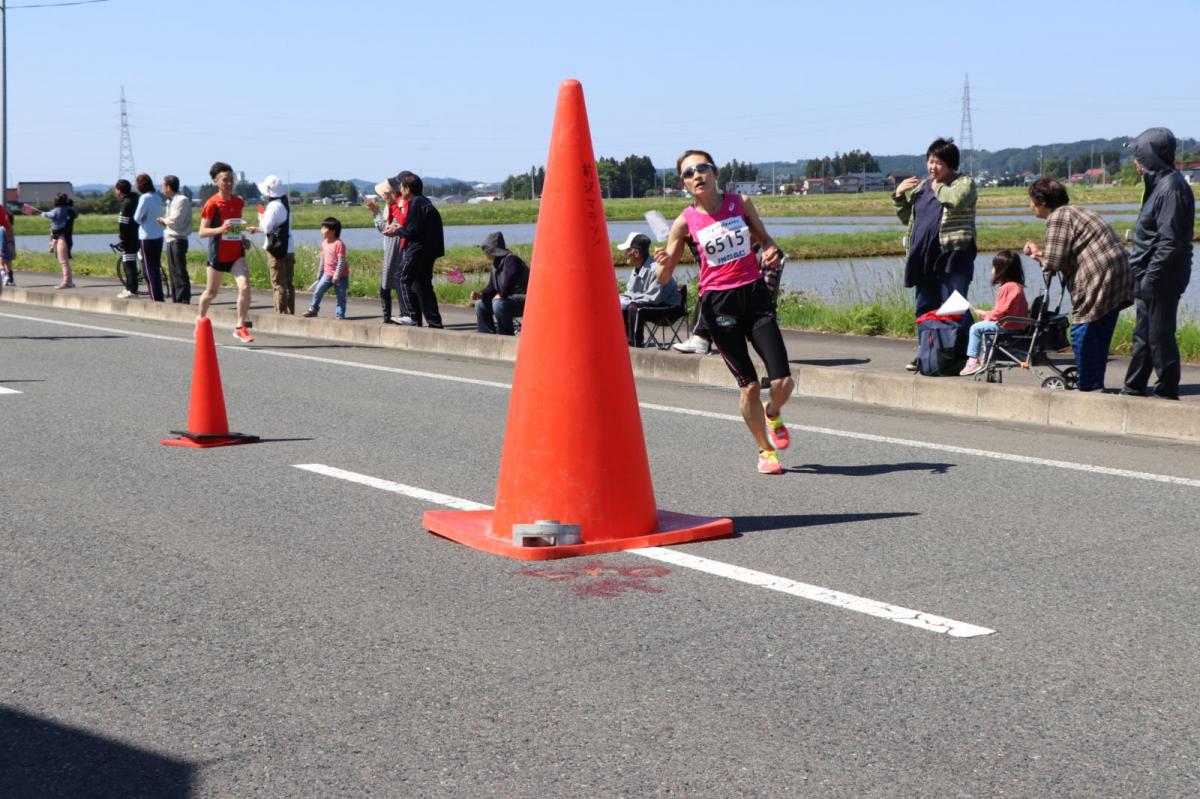 いわて奥州きらめきマラソン2018 フルマラソン5・37.5km給水/10km折り返し 2018/05/20