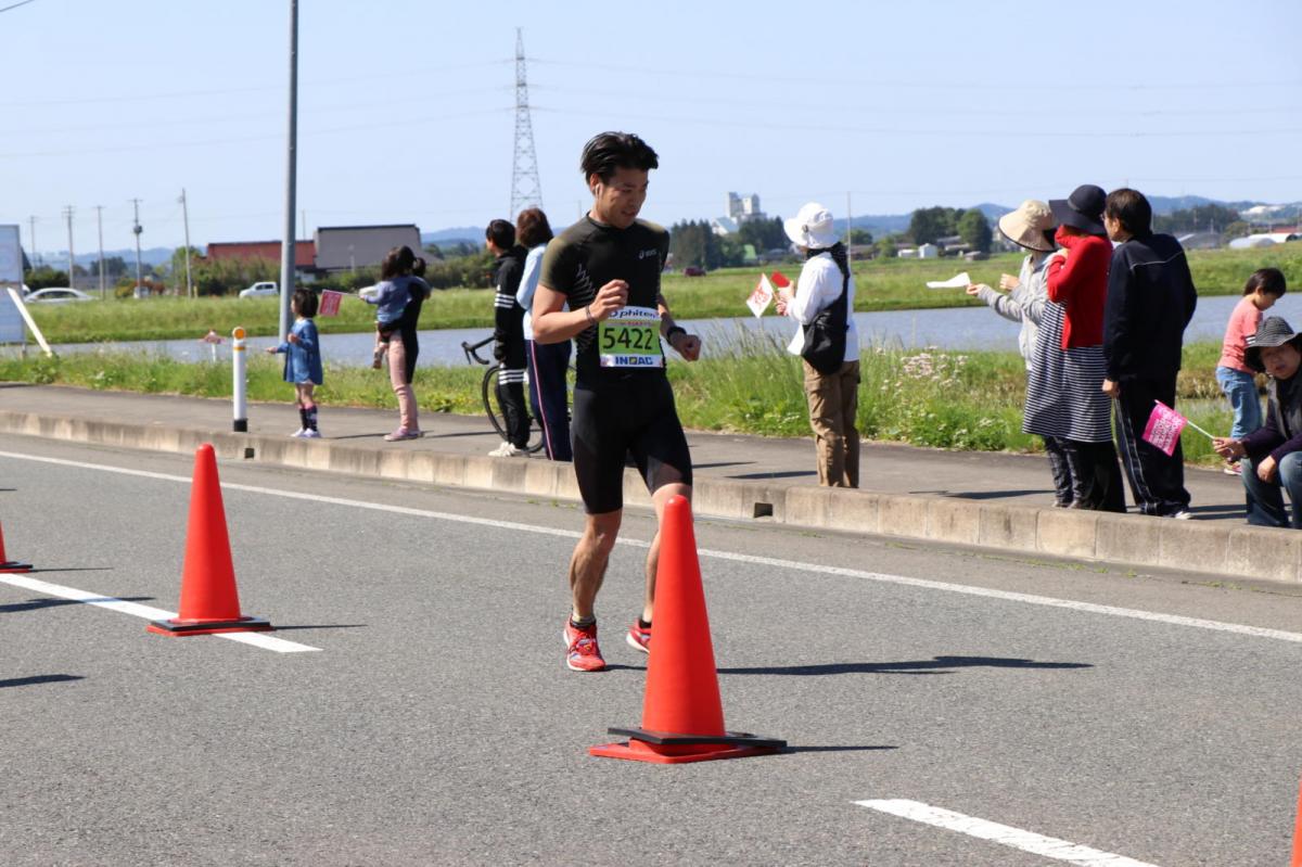 いわて奥州きらめきマラソン2018 フルマラソン5・37.5km給水/10km折り返し 2018/05/20