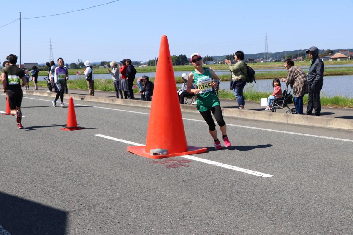 いわて奥州きらめきマラソン2018 フルマラソン5・37.5km給水/10km折り返し 2018/05/20