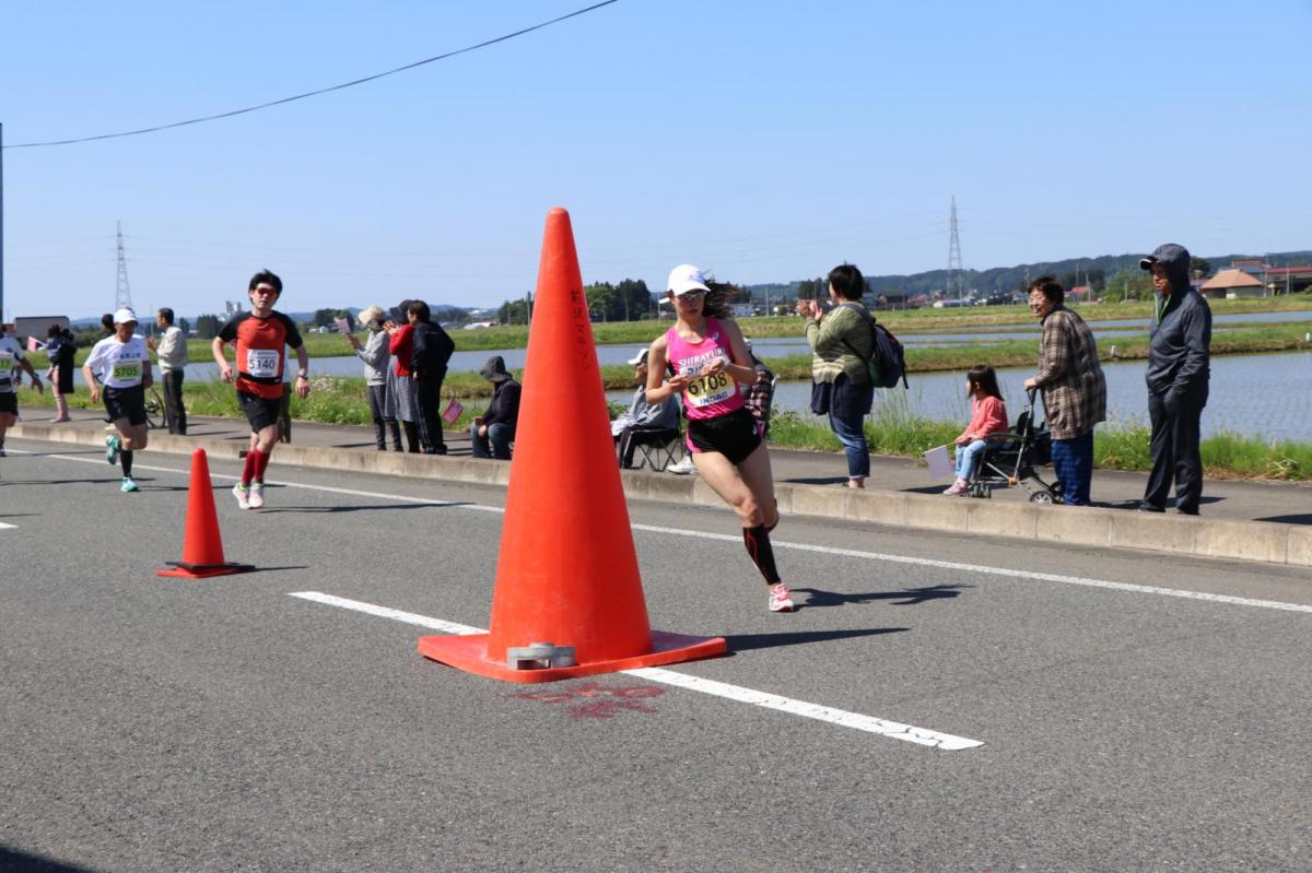 いわて奥州きらめきマラソン2018 フルマラソン5・37.5km給水/10km折り返し 2018/05/20