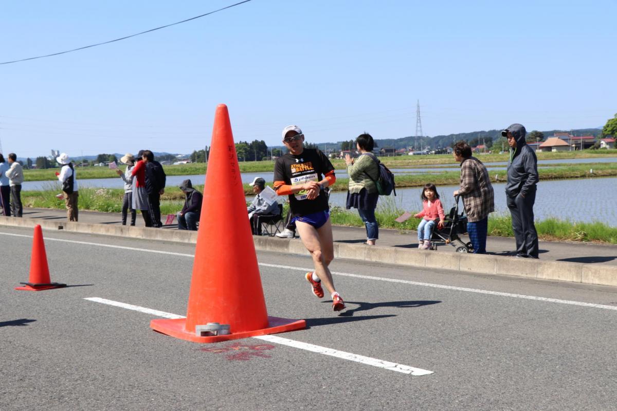 いわて奥州きらめきマラソン2018 フルマラソン5・37.5km給水/10km折り返し 2018/05/20
