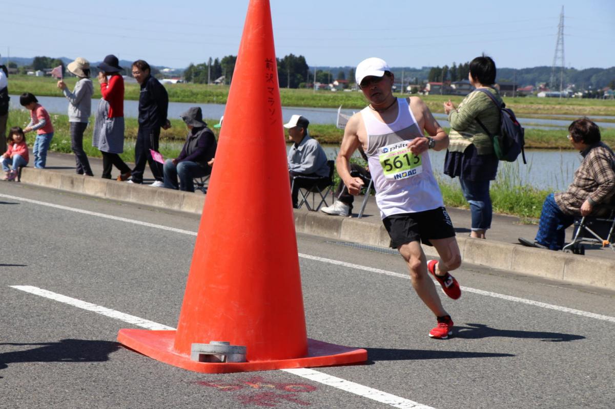 いわて奥州きらめきマラソン2018 フルマラソン5・37.5km給水/10km折り返し 2018/05/20