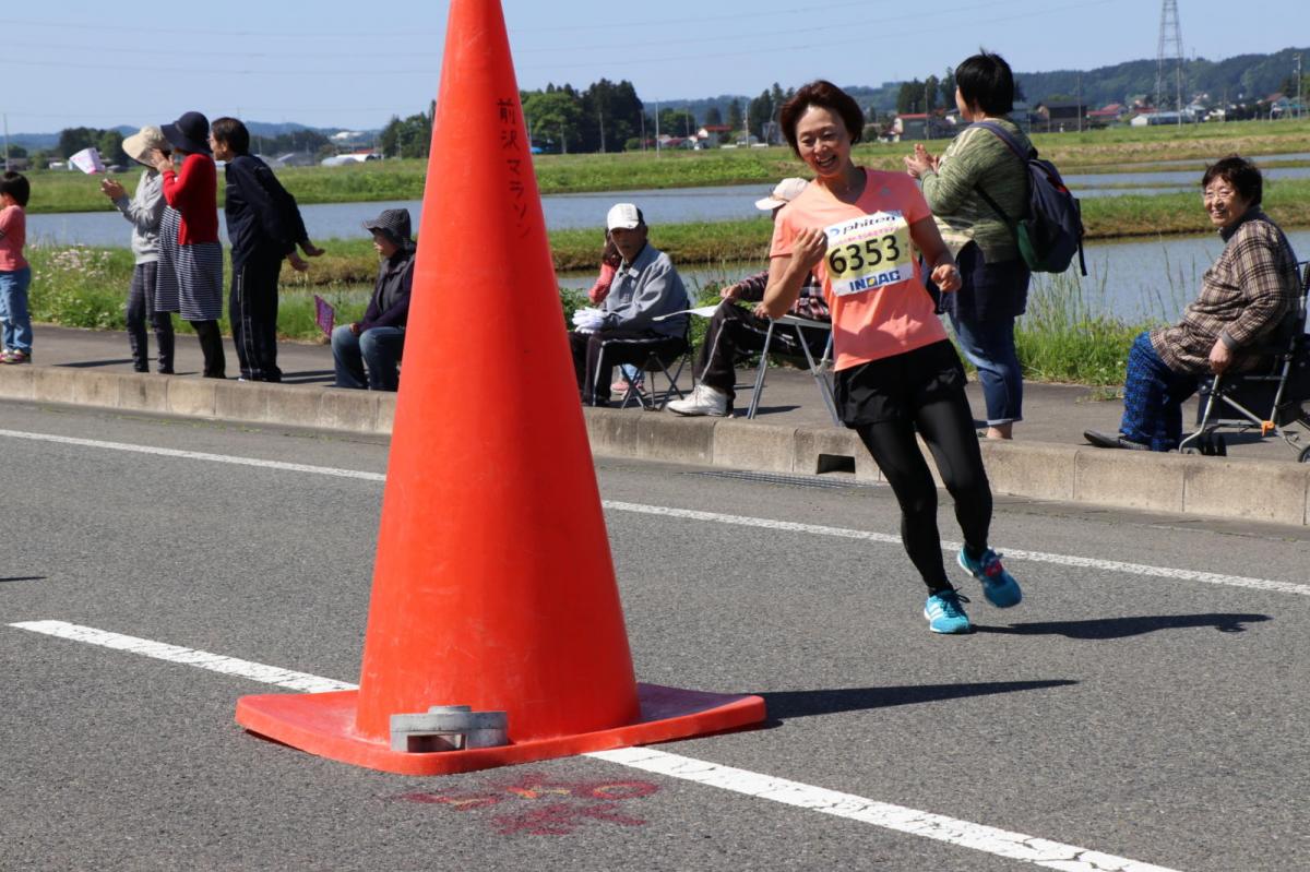 いわて奥州きらめきマラソン2018 フルマラソン5・37.5km給水/10km折り返し 2018/05/20