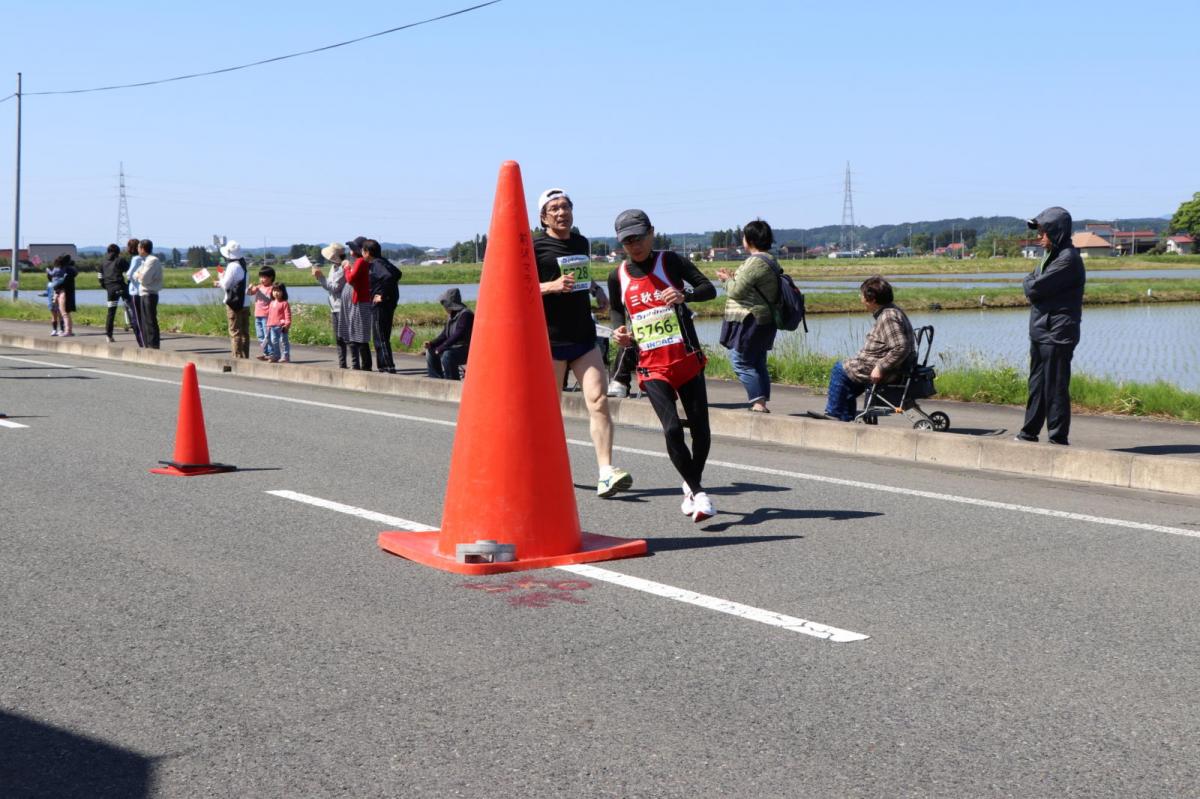 いわて奥州きらめきマラソン2018 フルマラソン5・37.5km給水/10km折り返し 2018/05/20