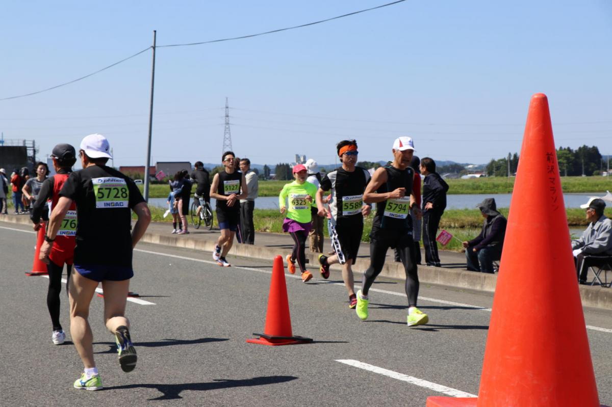 いわて奥州きらめきマラソン2018 フルマラソン5・37.5km給水/10km折り返し 2018/05/20