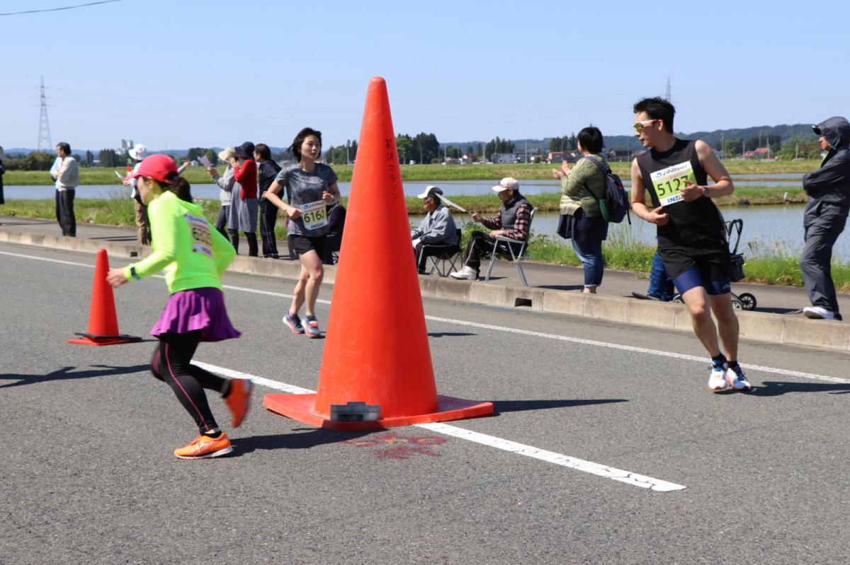 いわて奥州きらめきマラソン2018 フルマラソン5・37.5km給水/10km折り返し 2018/05/20