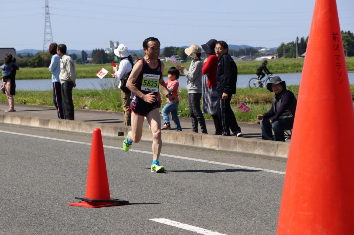 いわて奥州きらめきマラソン2018 フルマラソン5・37.5km給水/10km折り返し 2018/05/20