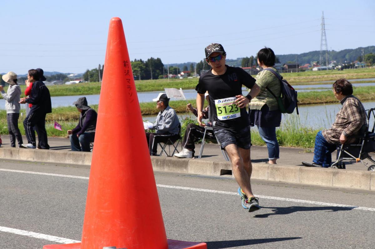いわて奥州きらめきマラソン2018 フルマラソン5・37.5km給水/10km折り返し 2018/05/20