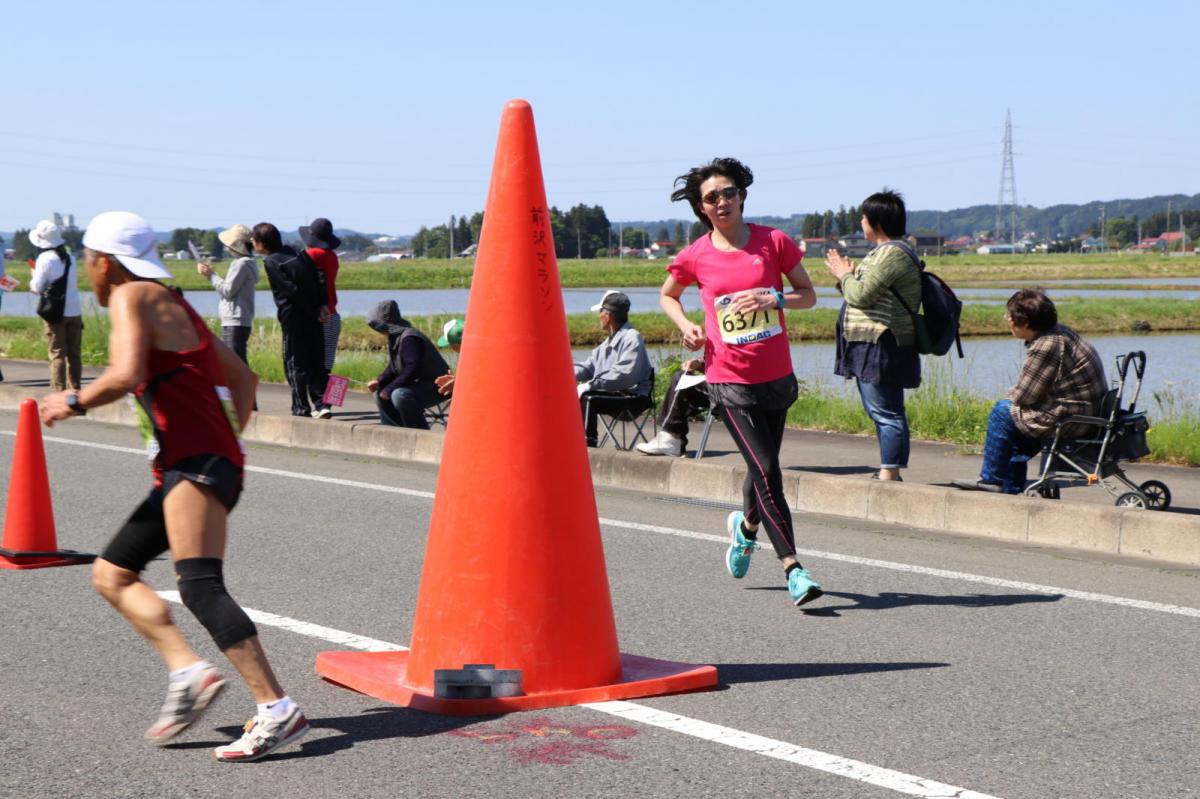 いわて奥州きらめきマラソン2018 フルマラソン5・37.5km給水/10km折り返し 2018/05/20