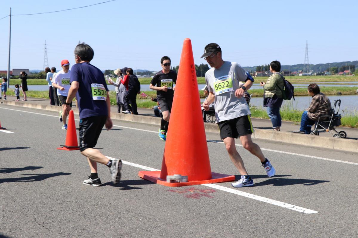 いわて奥州きらめきマラソン2018 フルマラソン5・37.5km給水/10km折り返し 2018/05/20