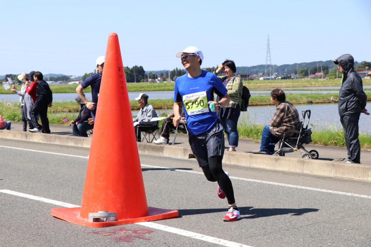いわて奥州きらめきマラソン2018 フルマラソン5・37.5km給水/10km折り返し 2018/05/20