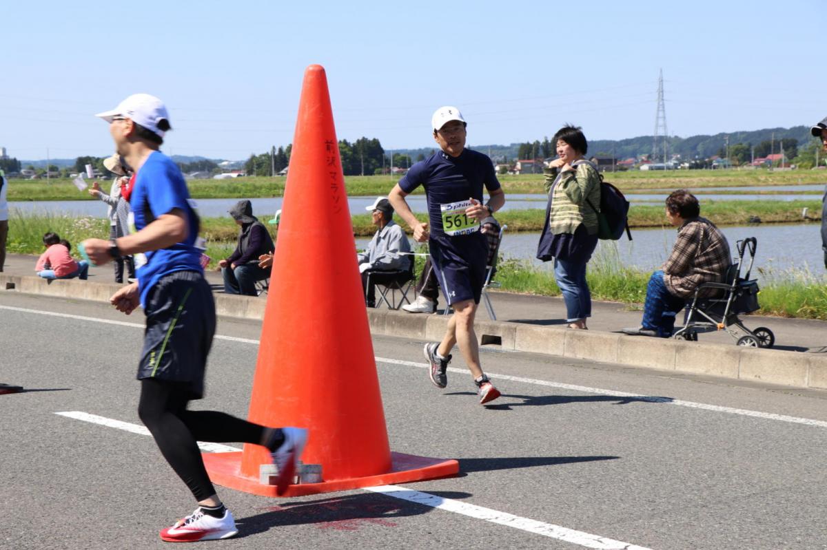 いわて奥州きらめきマラソン2018 フルマラソン5・37.5km給水/10km折り返し 2018/05/20