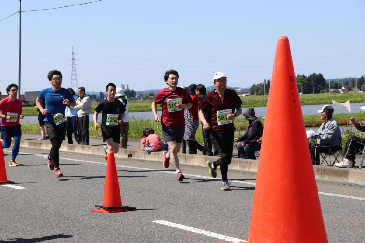 いわて奥州きらめきマラソン2018 フルマラソン5・37.5km給水/10km折り返し 2018/05/20