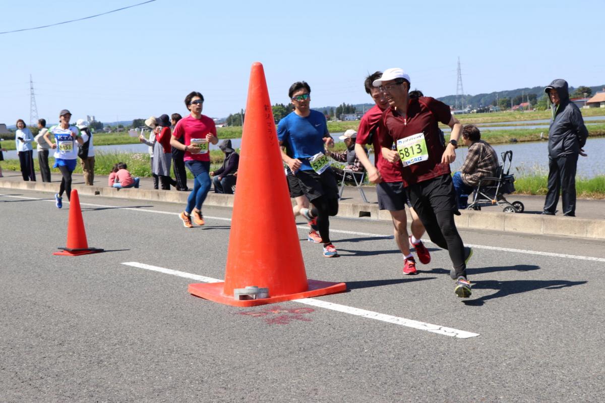 いわて奥州きらめきマラソン2018 フルマラソン5・37.5km給水/10km折り返し 2018/05/20