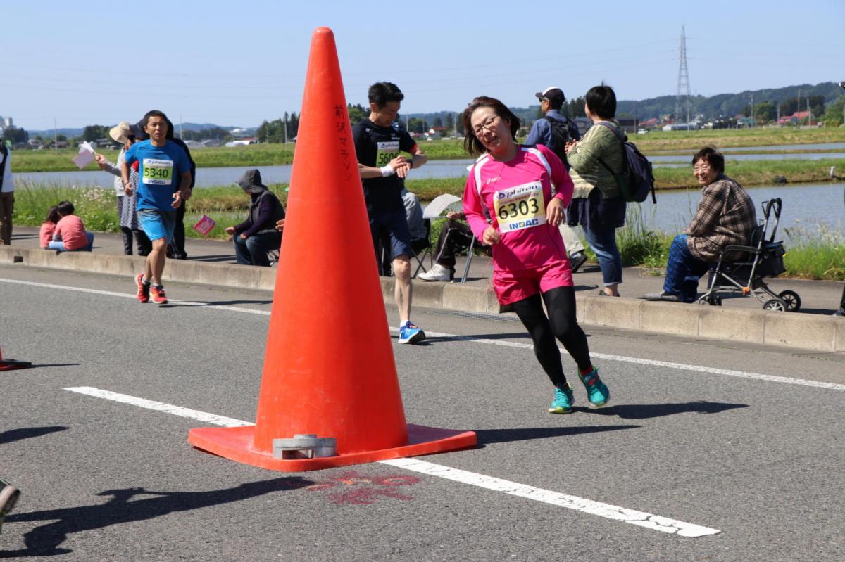いわて奥州きらめきマラソン2018 フルマラソン5・37.5km給水/10km折り返し 2018/05/20