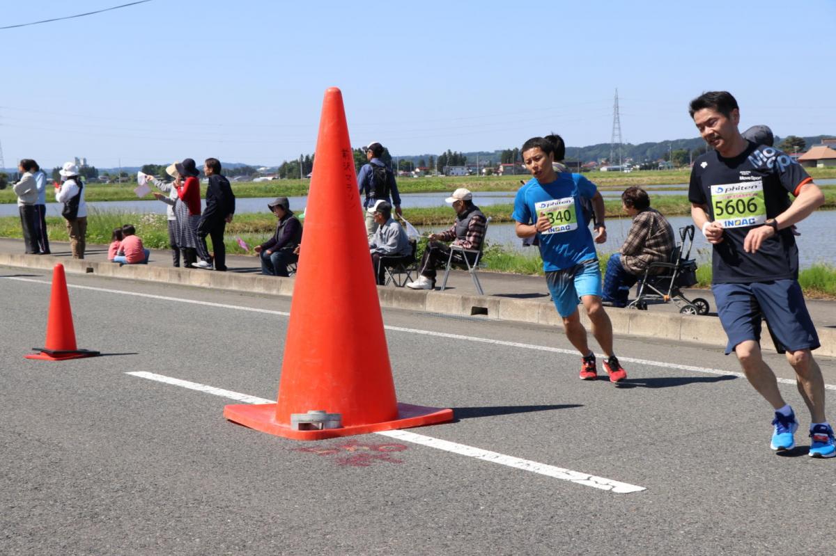 いわて奥州きらめきマラソン2018 フルマラソン5・37.5km給水/10km折り返し 2018/05/20