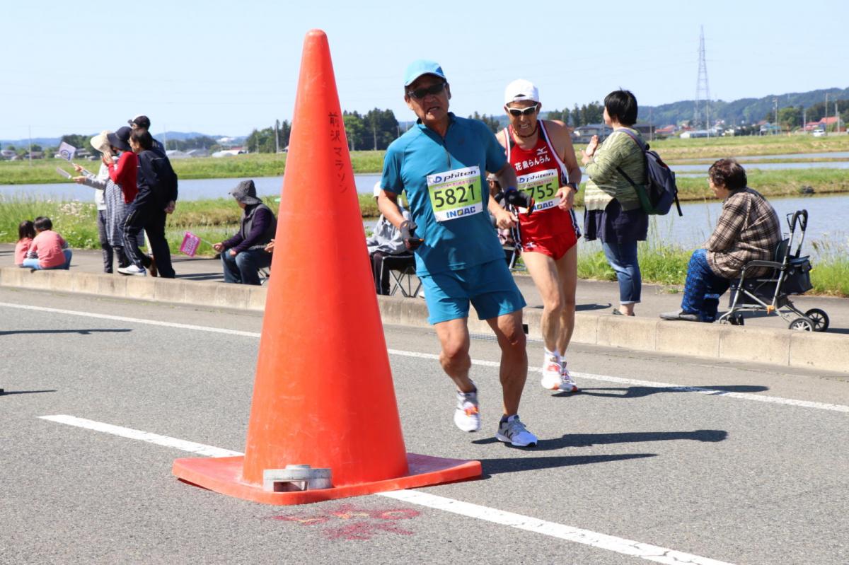 いわて奥州きらめきマラソン2018 フルマラソン5・37.5km給水/10km折り返し 2018/05/20