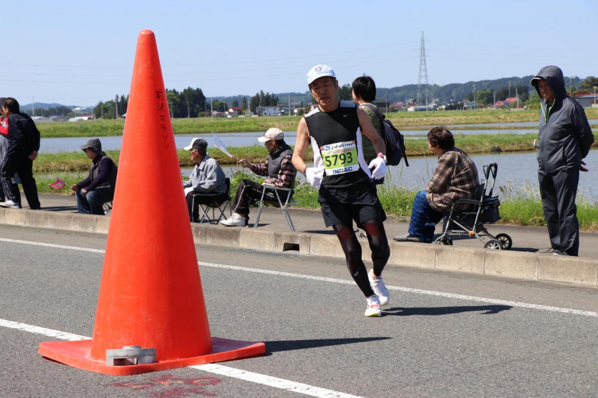 いわて奥州きらめきマラソン2018 フルマラソン5・37.5km給水/10km折り返し 2018/05/20