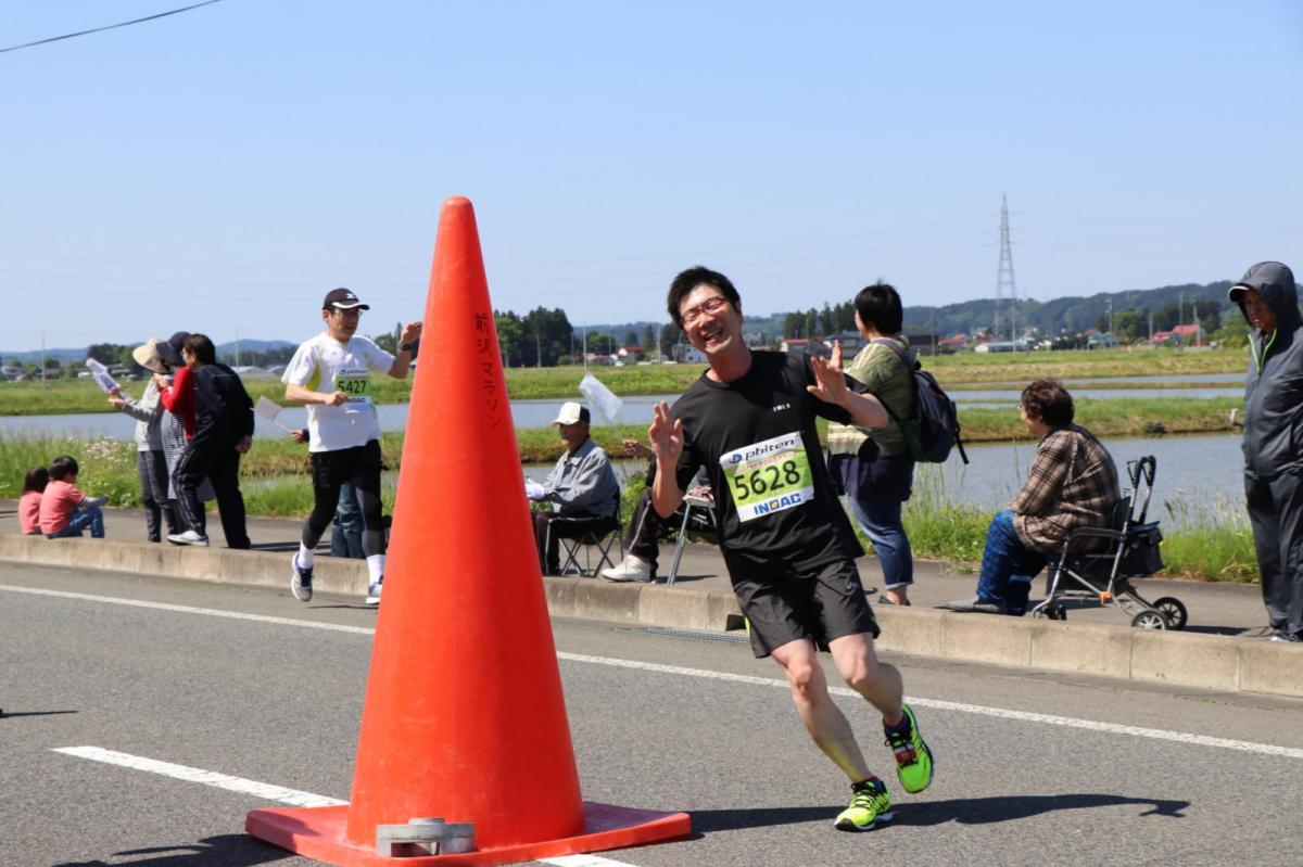 いわて奥州きらめきマラソン2018 フルマラソン5・37.5km給水/10km折り返し 2018/05/20