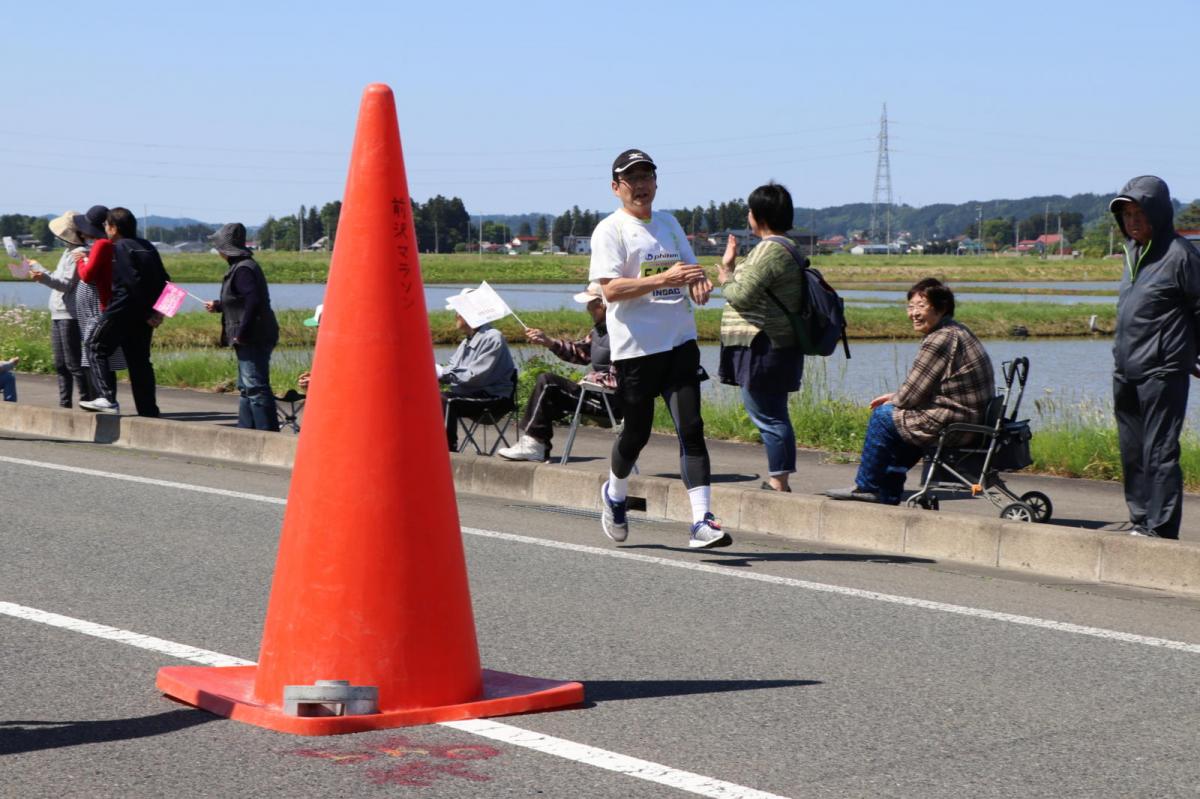いわて奥州きらめきマラソン2018 フルマラソン5・37.5km給水/10km折り返し 2018/05/20