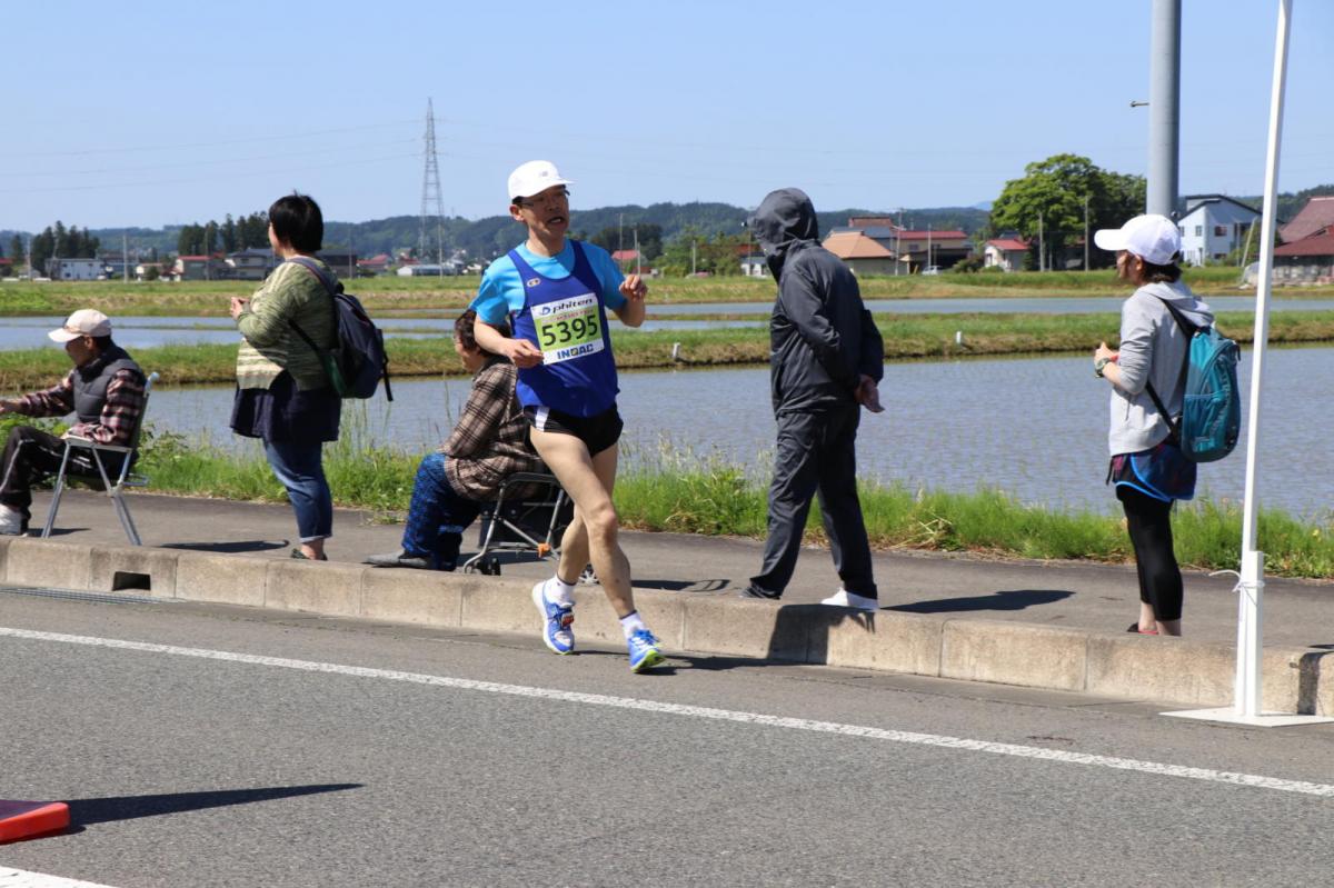 いわて奥州きらめきマラソン2018 フルマラソン5・37.5km給水/10km折り返し 2018/05/20