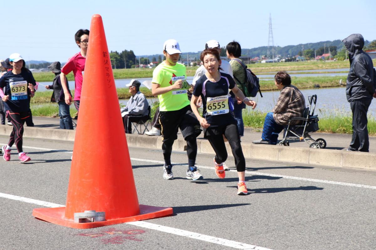 いわて奥州きらめきマラソン2018 フルマラソン5・37.5km給水/10km折り返し 2018/05/20