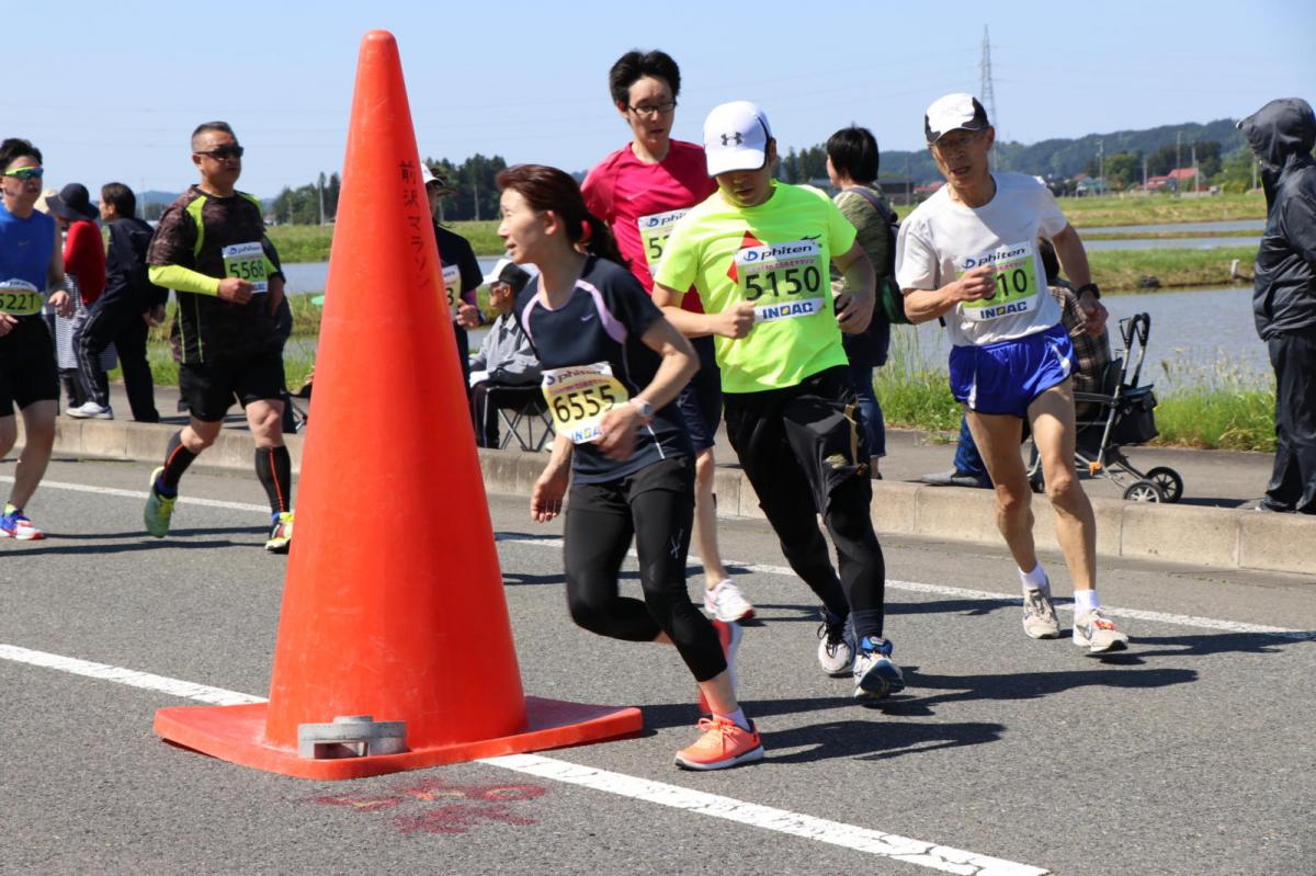 いわて奥州きらめきマラソン2018 フルマラソン5・37.5km給水/10km折り返し 2018/05/20