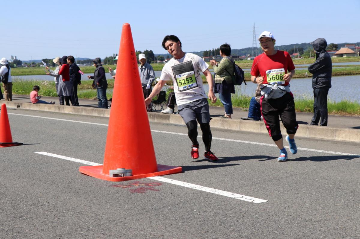 いわて奥州きらめきマラソン2018 フルマラソン5・37.5km給水/10km折り返し 2018/05/20
