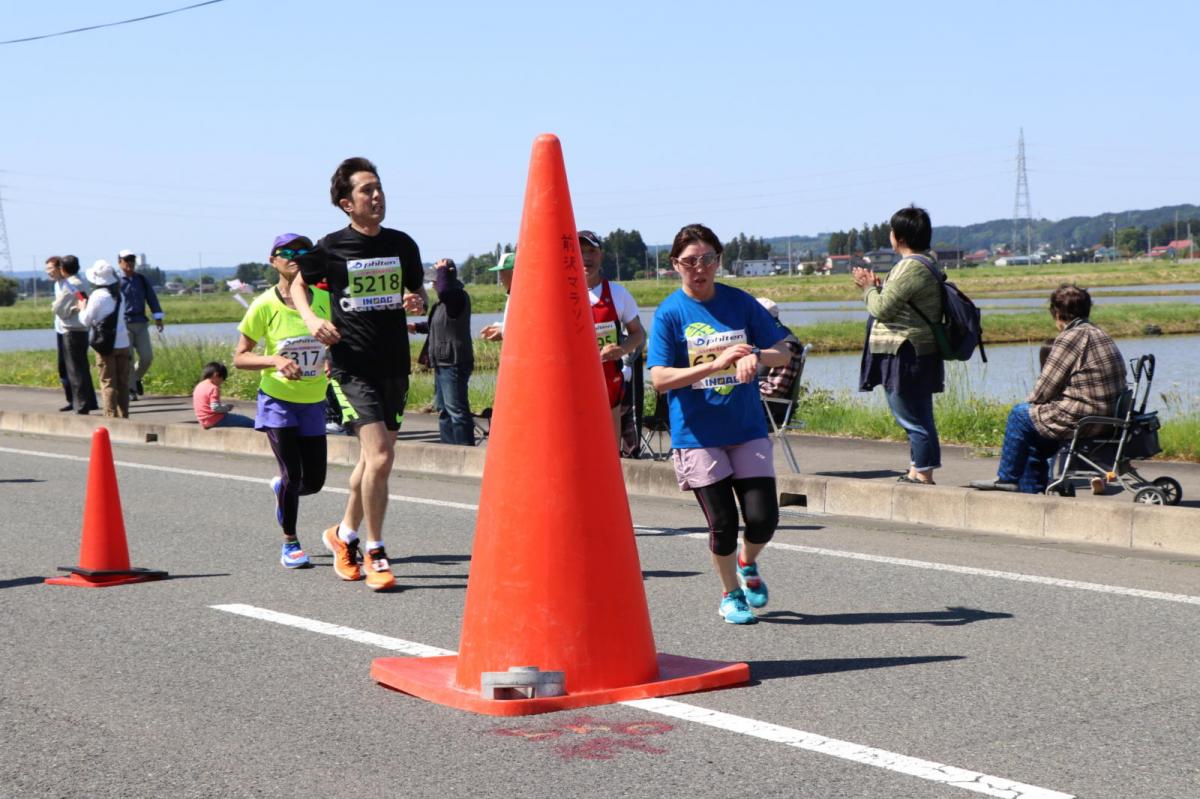 いわて奥州きらめきマラソン2018 フルマラソン5・37.5km給水/10km折り返し 2018/05/20